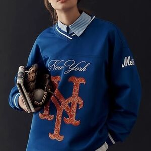NWT Anthropologie X The Wild Collective Mets Long Sleeve Top